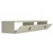 Rack para TV Até 50 Polegadas Suspenso Line 2 Portas Off White/Bege - Olivar Móveis