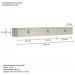 Rack para TV Até 65 Polegadas Suspenso Line 3 Portas Off White - Olivar Móveis