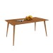 Mesa de Madeira Veneza 160 Cm Cedro - Casa D