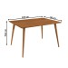Mesa de Madeira Veneza 120 Cm Cedro - Casa D