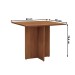 Mesa de Madeira Paris 90 Cm Cedro - Casa D