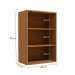 Armário Aéreo Cozinha 60 Cm Mônica 1 Porta Canela - Kappesberg