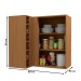 Armário Aéreo Cozinha 98 Cm Mônica 1 Porta Canela - Kappesberg