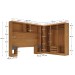 Guarda-Roupa Modulado Soberano 11 Portas 5 Gavetas com Espelho Cinamomo/Chumbo - Panorama Móveis