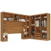 Guarda-Roupa Modulado Soberano 11 Portas 5 Gavetas com Espelho Cinamomo/Off White - Panorama Móveis