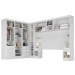 Guarda-Roupa Modulado Soberano 11 Portas 8 Gavetas Branco - Panorama Móveis