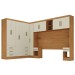 Guarda-Roupa Modulado Soberano 11 Portas 8 Gavetas Cinamomo/Off White - Panorama Móveis