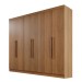 Guarda-Roupa Casal Itália 6 Portas 4 Gavetas Cinamomo - Pnr Móveis