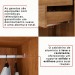 Guarda-Roupa Casal Itália 6 Portas 4 Gavetas com Espelho Cinamomo/Off White - Pnr Móveis