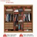 Guarda-Roupa Casal Siena 6 Portas 6 Gavetas 100% Mdf Cinamomo - Pnr Móveis