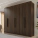 Guarda-Roupa Casal Siena 6 Portas 6 Gavetas 100% Mdf Savana - Pnr Móveis