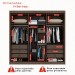 Guarda-Roupa Casal Siena 6 Portas 6 Gavetas 100% Mdf Savana - Pnr Móveis