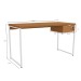 Mesa Escrivaninha Cális 1 Gaveta Canela/Branco - Kappesberg