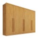 Guarda-Roupa Casal Valencia 6 Portas 6 Gavetas 100% Mdf Peroba - Mademarques