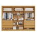Guarda-Roupa Casal Valencia 6 Portas 6 Gavetas 100% Mdf Peroba - Mademarques