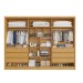Guarda-Roupa Casal Valencia 6 Portas 6 Gavetas 100% Mdf Peroba/Off White - Mademarques