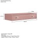 Penteadeira Suspensa Strass 1 Gaveta 19519 Rose - Olivar Móveis