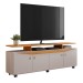 Rack Bancada para TV Até 65 Polegadas évora 4 Portas Off White/Cinamomo - Pnr Móveis