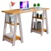 Mesa Escrivaninha Montana 4 Prateleiras Cinamomo/Off White - Pnr Móveis