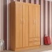 Guarda-Roupa Solteiro Tunísia 4 Portas 2 Gavetas Cinamomo - Pnr Móveis