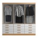 Guarda-Roupa Casal Arkansas 6 Portas 12 Gavetas Cinamomo/Branco - Pnr Móveis