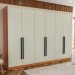 Guarda-Roupa Casal Valência 6 Portas 4 Gavetas Freijó/Verde - Politorno