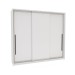 Guarda-Roupa Casal Valência 3 Portas 4 Gavetas Branco - Politorno