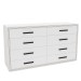 Cômoda Valência 8 Gavetas Branco - Politorno