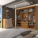 Guarda-Roupa Casal Astoria 7 Portas 8 Gavetas Cinamomo/Off White - Panorama Móveis