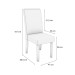 Mesa de Jantar 6 Lugares Ingrid com Vidro Canela/Off White/Bege - Kappesberg Jantar