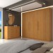 Guarda-Roupa Casal Alento 7 Portas 9 Gavetas Cinamomo Estrutura Premium 15mm - Panorama Móveis