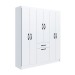 Guarda-Roupa Solteiro Laguna 7 Portas 1 Gaveta Branco - Irm Móveis