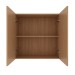 Armário Aéreo Cozinha 80 Cm 2 Portas Cz3115 Freijó - Tecno Mobili