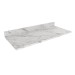 Tampo para Balcão 120 Cm Cz3117 Mármore Branco - Tecno Mobili