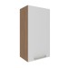 Armário Aéreo Cozinha 40 Cm 1 Porta Cz3118 Freijó/Branco - Tecno Mobili