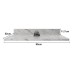Tampo para Balcão 80cm Cz3121 Mármore Branco - Tecno Mobili