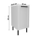 Balcão de Cozinha 40 Cm 1 Porta 1 Prateleira Cz3303 - Tecno Mobili