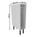 Acessórios para Cozinha Nicho Toalheiro Cz3304 Branco - Tecno Mobili