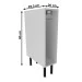 Acessórios para Cozinha Nicho Toalheiro Cz3304 Branco - Tecno Mobili