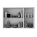 Armário Aéreo Cozinha 120 Cm 3 Portas Cz3310 Branco - Tecno Mobili