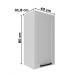 Armário Aéreo Cozinha 40 Cm 1 Porta Cz3315 Branco - Tecno Mobili