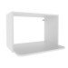 Armário Aéreo Cozinha para Microondas 100% Mdf Cz3319 Branco - Tecno Mobili