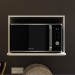 Armário Aéreo Cozinha para Microondas 100% Mdf Cz3319 Branco - Tecno Mobili