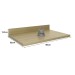 Tampo para Balcão 80 Cm 100% Mdf Cz3327 Carvalho Tropical - Tecno Mobili