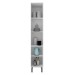 Paneleiro 2 Portas 4 Prateleiras Cz3339 Branco - Tecno Mobili