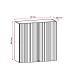 Armário Aéreo Cozinha 80 Cm Insel 1 Porta Articulada Freijó/Soft - Pnr Móveis