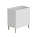 Balcão de Cozinha 80 Cm Insel 1 Porta 1 Gaveta Branco/ártico - Pnr Móveis