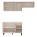 Cozinha Completa Koya 6 Portas 3 Gavetas 40250027 Creme - Politorno