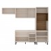 Cozinha Completa Koya 8 Portas 4 Gavetas 40250029 Creme - Politorno