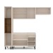 Cozinha Completa Koya 8 Portas 3 Gavetas 40250030 Creme - Politorno